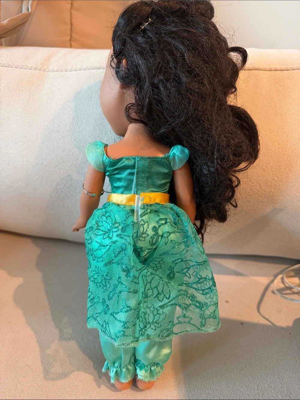 Disney Princess Jasmine doll 14” - Sparkle green outfit